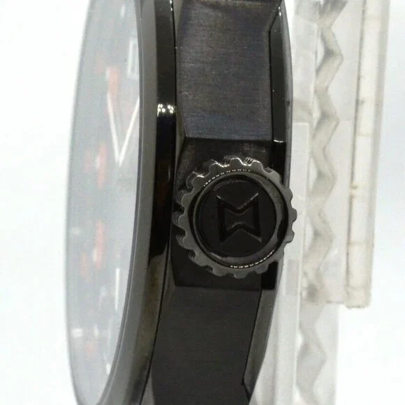 EDOX Men's 42mm Rally Timer Big Date 64008-37N-NOR Stainless Steel Rubber Watch!